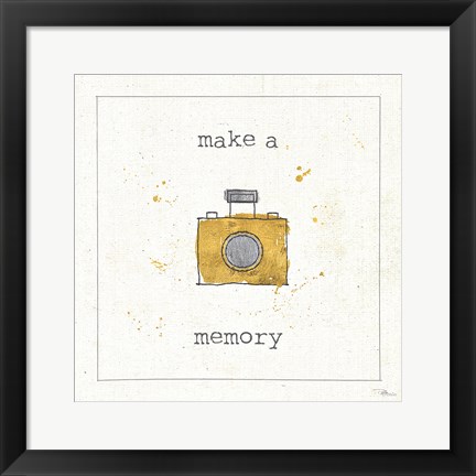 Framed Lil Memos Make a Memory Print