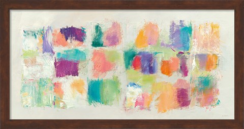 Framed Popsicles Horizontal Stone Print