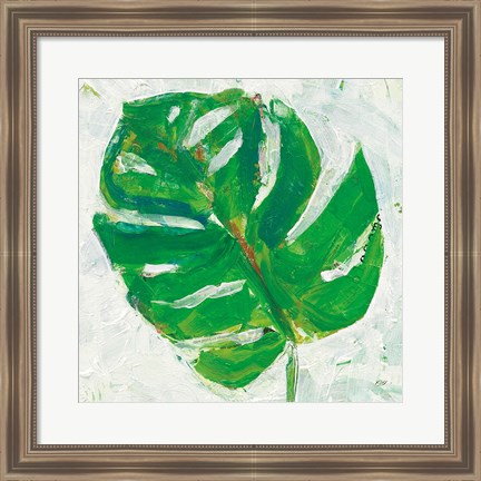 Framed Single Leaf Play II Print