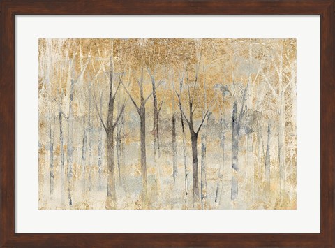 Framed Seasons End Gold Print