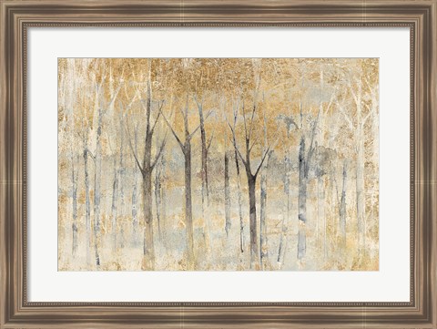 Framed Seasons End Gold Print