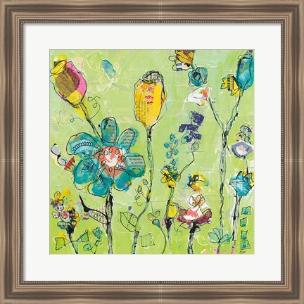 Framed Doodle Garden Print