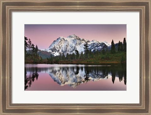 Framed Mount Shukan Reflection II Print