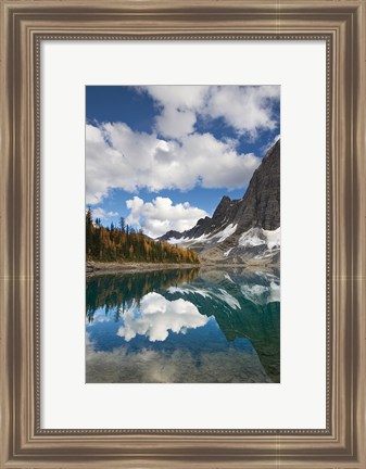 Framed Floe Lake Reflection I Print