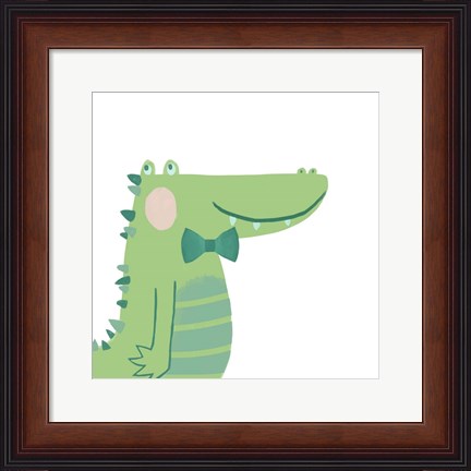 Framed Alvin the Alligator Print