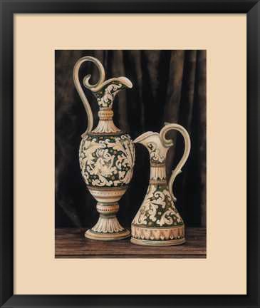 Framed Ceramiche Italiane I Print