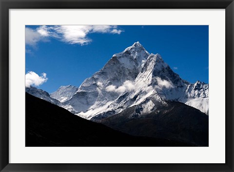 Framed Peak of Ama Dablam Mountain, Nepal Print