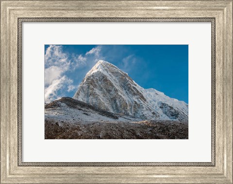 Framed Mt Pumori behind Kala Patthar, Nepal Print