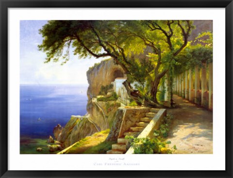 Framed Pergola in Amalfi Print