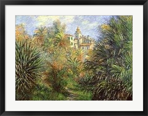 Framed Jardins de Bordighera Print