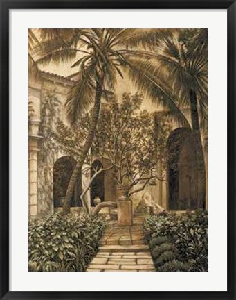 Framed David Parks - Loggia Size 27.5x35.5 Print