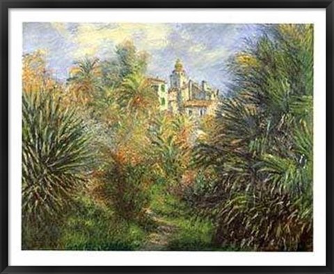 Framed Jardins de Bordighera Print