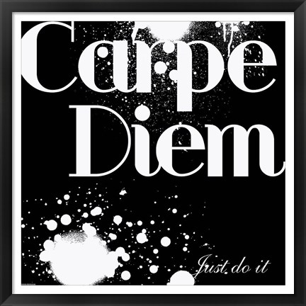 Framed Carpe Diem Print