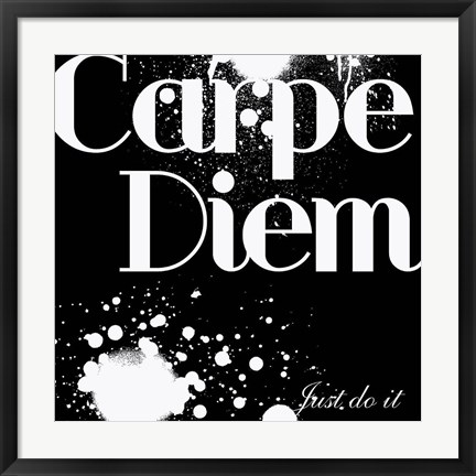 Framed Carpe Diem Print