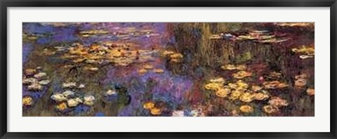 Framed Nympheas (Water Lilies) Print