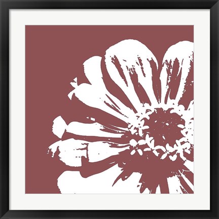 Framed Flower II Print