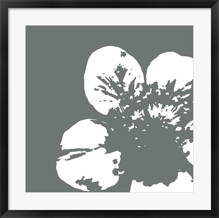 Framed Flower III Print