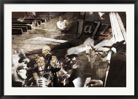 Framed Jazz Print