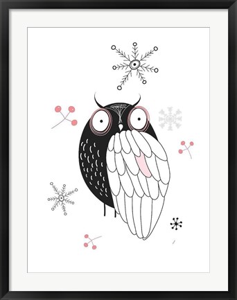 Framed Owl II Print