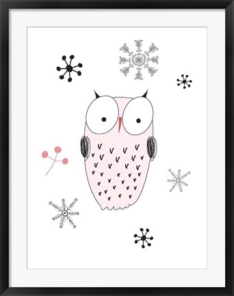 Framed Owl III Print