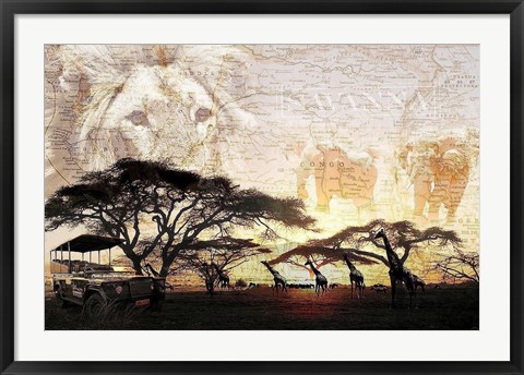 Framed Savanna Print