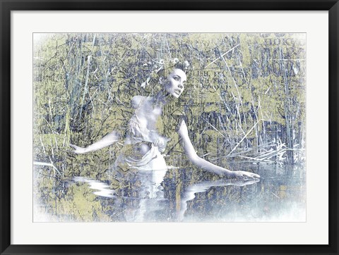 Framed Swan Lake Print