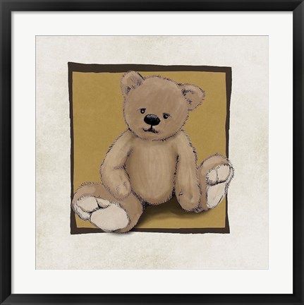 Framed Teddy Bear Print