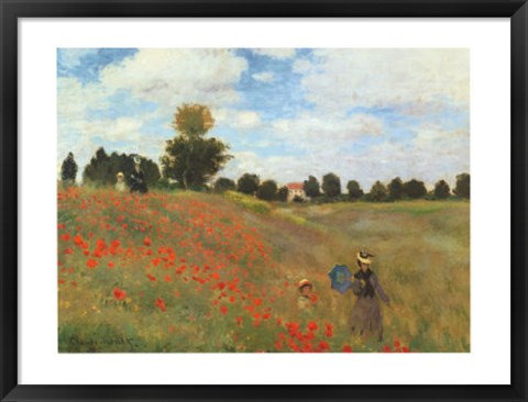 Framed Coquelicots Print