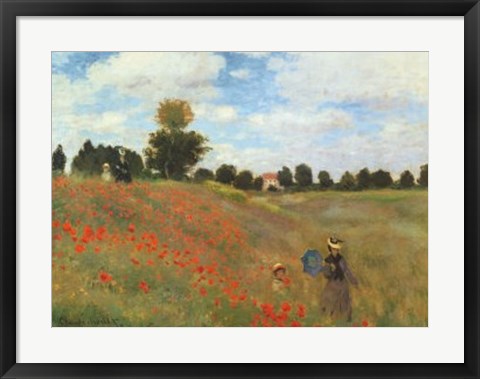 Framed Coquelicots Print