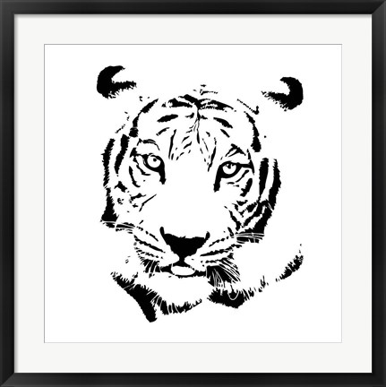 Framed Tiger Print