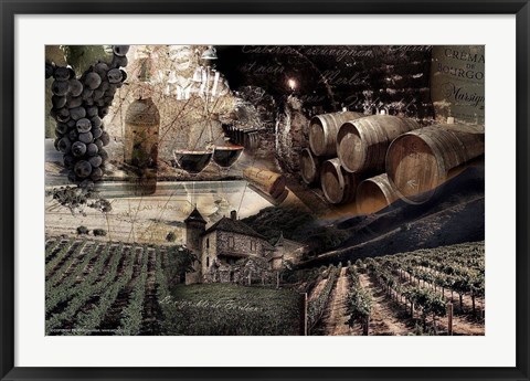 Framed Wine Print