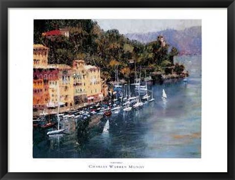 Framed Portofino Print