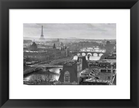 Framed River Seine Print