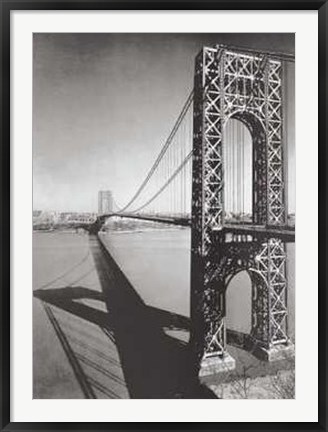 Framed George Washington Bridge NYC Print