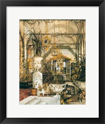 Framed Jardin d&#39;Hiver de l&#39;Imperatrice II Print