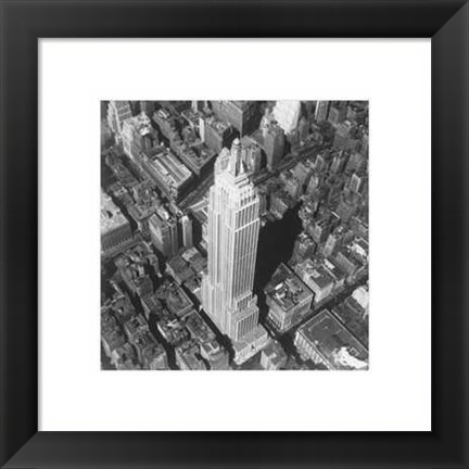 Framed Empire State Building Print