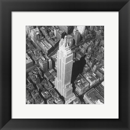 Framed Empire State Building Print