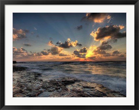 Framed Beach 1 Print