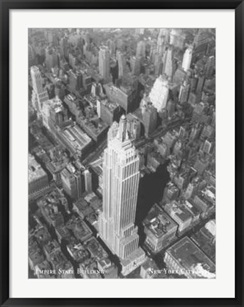 Framed Empire State Building Print