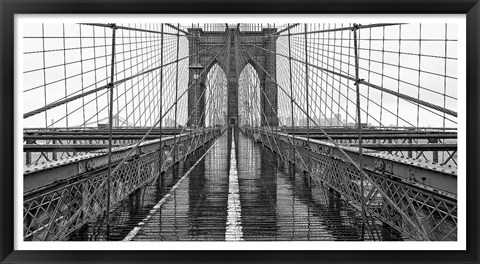 Framed Brooklyn Bridge Print