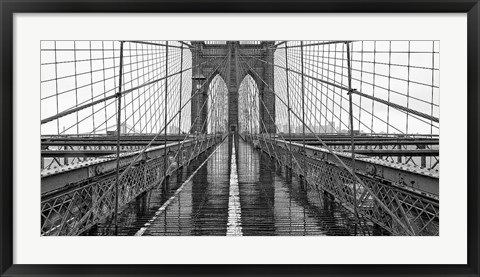 Framed Brooklyn Bridge Print