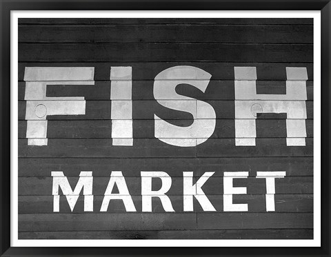 Framed Fish Market Print