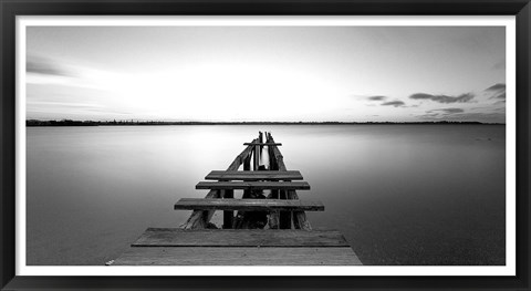 Framed Old pier Print