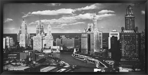 Framed Chicago, c.1930 Print