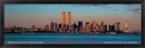 Framed Manhattan at Dawn Print