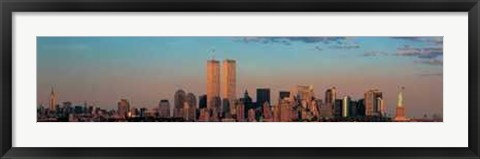 Framed Manhattan at Dawn Print