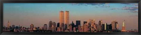 Framed Manhattan at Dawn Print