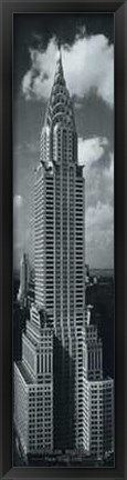 Framed Chrysler Building 1938 Print