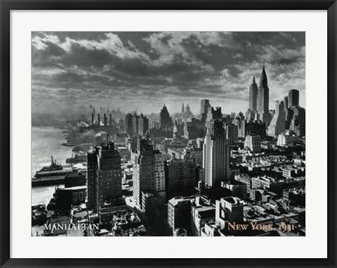 Framed Manhattan, New York, c.1931 Print