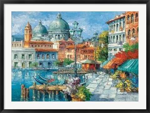 Framed Promenade Veneziana Print